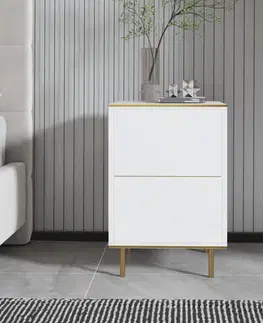 Konferenčné stolíky Nočný stolík Imaj Marble White