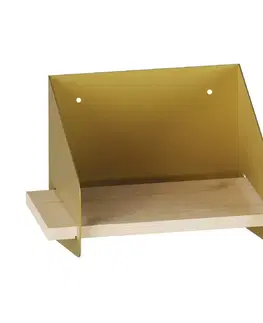 Police Nástenná polica Short Arm - Gold