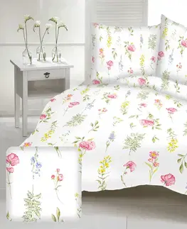 Obliečky Obliečky krepové Rimini TiaHome - 1x Vankúš 90x70cm, 1x Paplón 140x200cm