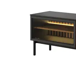 Nábytok do obývačky ArtLas TV stolík TONG 150 2D | s LED osvetlením