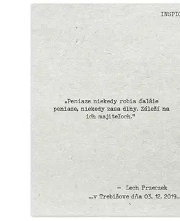 Tabuľky s venovaním (darčeky) Obraz na stenu - Motivačná tabuľka s prepísateľným textom