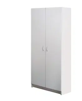 Skrine Policová skriňa 7 biela