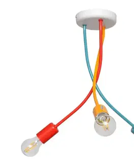 Svietidlá  Detský luster na tyči HARVARD 3xE27/15W/230V W-1026/3 MIX II