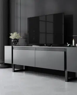 TV stolíky TV stolík YILDIZ BLACK Asirgroup