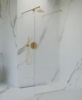 Sprchové dvere Sprchová zástena Walk-in 120 cm SAT vo farbe profilu zlatá SATBWI120MSZAVZ SATBWI120MSZAVZ