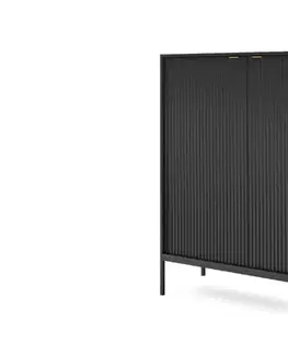 Komody ArtPS Komoda MONA K-104 | čierna