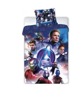 Detské obliečky Obliecky Disney Avengers 140x200cm+90x70cm Faro Tiahome