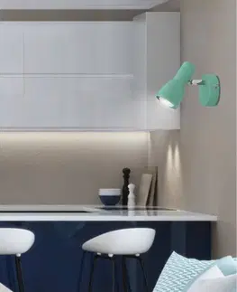 Nástenné svetlá Nástenná lampa 1X40W E14 mätová PICARDO