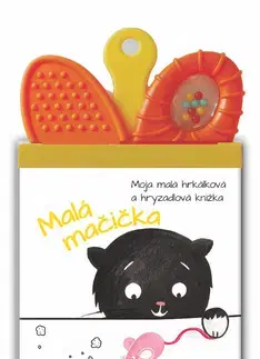 Leporelá, krabičky, puzzle knihy Moja malá hrkálková a hryzadlová knižka Malá Mačička