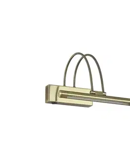 Svietidlá Ideal Lux - LED obrazové svietidlo BOW LED/3,5W/230V CRI 90 26 cm mosadz 121338