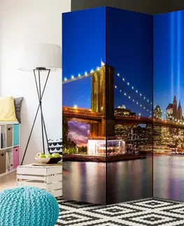 Paravány Paraván Blue New York II Dekorhome
