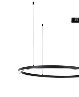 Svietidlá  NEO 07215L-LED Stmievateľný luster na lanku FINO 60W/230V 80cm čierna Tuya+DO 07215L