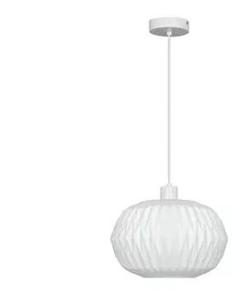 Svietidlá Viokef Lighting Luster na lanku CARSON 1xE27/40W/230V biely 4328100