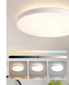 Svietidlá BRILAGI - stmievateľné LED svietidlo GLASS POOL DOUBLE LED/80W/230V 60 cm biele + diaľkový ovládač BRI750