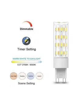 LED osvetlenie  NEO 07763L - LED Stmievateľná žiarovka G9/4W/230V 2700-6500K Wi-Fi Tuya 07763L