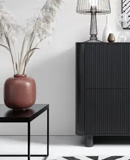 Komody ArtPK Komoda ARTZEN 4D | čierna