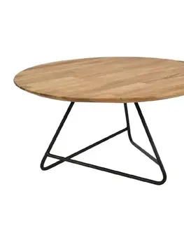 Konferenčné stolíky v podkrovnom štýle Konferenčný stolík Groove D80x40 cm Dub 638838