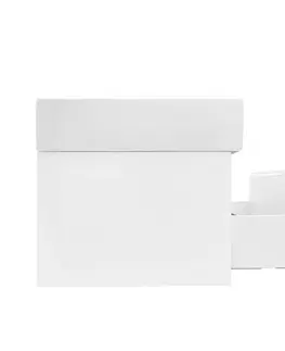Kúpeľňový nábytok Kúpeľňová skrinka s umývadlom SAT B-WAY 119x30x45 cm biela lesk BWAY120WU2 BWAY120WU2