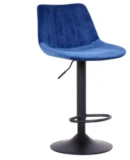 Barové stoličky Barová stolička Zeta Lr-8076 Navy Blue 8167-68