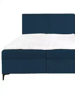 Dvojlôžkové postele Kontinentálna posteľ Savani 160x200 Poso 5 s topperom