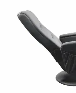 Masážne kreslá HALMAR Pulsar relaxačné kreslo čierna