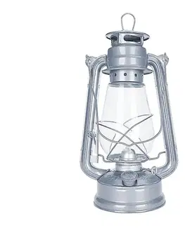 Lampy BRILAGI - Petrolejová lampa LANTERN 31 cm strieborná PSIL31