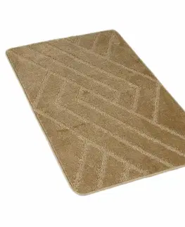 Koberce a koberčeky Kvalitex Kúpeľňová predložka Parkety béžová, 60 x 100 cm
