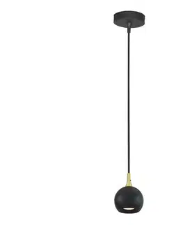 Svietidlá Lucide 09434/01/30 - Luster na lanku FAVORI 1xGU10/5W/230V čierna 09434/01/30
