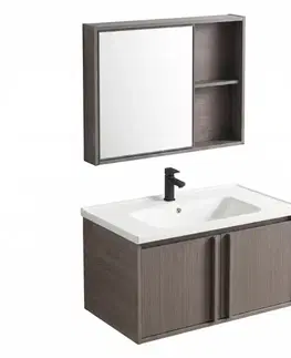 Kúpeľňový nábytok REA - Súprava kúpeľňového nábytku s umývadlom Gama T25023 KJM 80CM REA-M0210