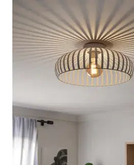 Svietidlá Eglo 901747 - Stropné svietidlo MOGANO 1xE27/40W/230V priemer 43 cm pieskové 901747