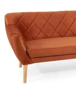 Pohovky Signal Pohovka KARO 2 VELVET | buk Farba: Škoricová / Bluvel 4215