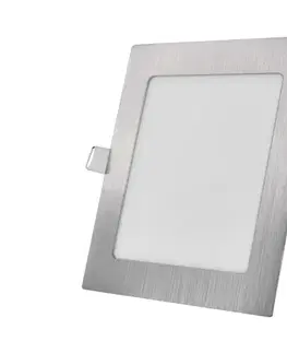 Svietidlá  LED Podhľadové svietidlo NEXXO LED/12,5W/230V 3000/3500/4000K strieborné 17x17 cm ZD2233