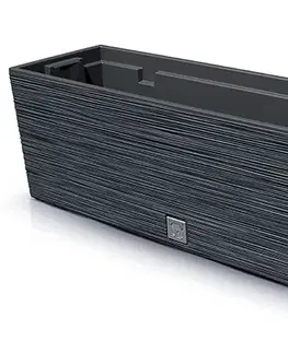 Kvetináče a truhlíky NABBI DFC600 plastový kvetináč 58 cm antracit