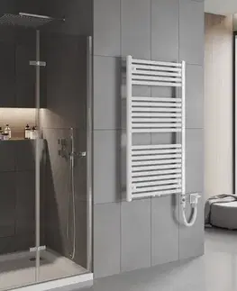 Radiátory do kúpeľne MEXEN/S - Hades radiátor + vykurovacia tyč 1200 x 600 mm, 900 W, biela W104-1200-600-2900-20