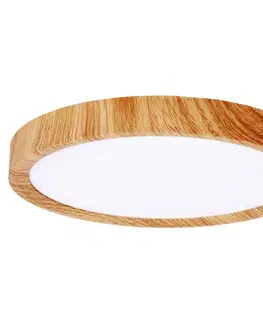 Lampy do obývačky Stropnica MAQ ML1774 18W CCT WOOD PL