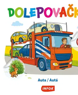 Nalepovačky, vystrihovačky, skladačky Dolepovačky - Auta / Autá (CZ/SK vydanie)