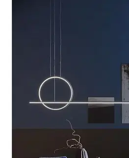 Svietidlá Redo 01-1735 - LED Stmievateľný luster na lanku GIOTTO LED/46W/230V čierna 01-1735