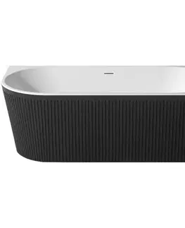 Voľne stojace vane Voľne stojaca vaňa Nox Black 170x80x58 pravý