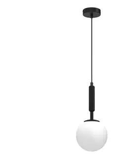 Svietidlá  Luster na lanku SPIRA 1xE14/15W/230V čierna 3328