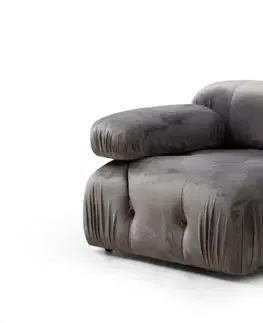 Kreslá Kreslo / Jednomiestna pohovka Bubble L1 - Grey
