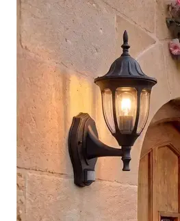 Záhradné lampy Rabalux 7837 - Vonkajšie nástenné svietidlo so senzorom MILANO 1xE27/60W/230V IP43 7837