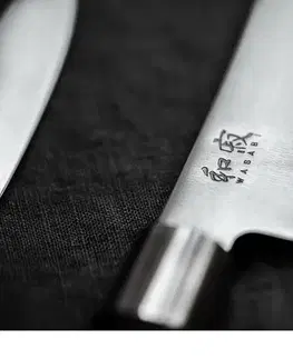 Nože do kuchyne Santoku KAI Wasabi Black Santoku kuchynský nôž 16,5 cm