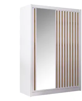 Šatňové skrine Šatníková skriňa LADDER 150 Tempo Kondela