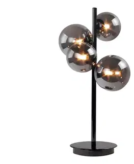 Lampy Wofi 8014.04.24.9000 - LED Stolná lampa 4xG9/3W/230V čierna 8014.04.24.9000