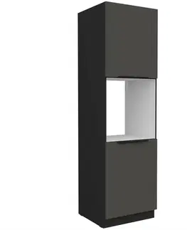 Kuchynské skrinky stojace Kuchynská skrinka Aria-Gr/Bl Anti Fingerprint 60dp-210 2f
