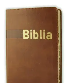 Biblie, biblistika Biblia, Roháčkov preklad, 2020, hnedá, s indexmi