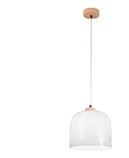 Svietidlá Kolarz A1352.31.W - Luster na lanku NONNA 1xE27/60W/230V dub/biela A1352.31.W