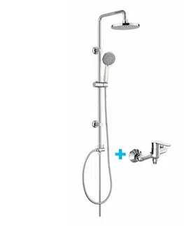 Kúpeľňové batérie Mereo Nástenná sprchová batéria100mm, so spŕch. súpravou, kompletný set CB610AZL