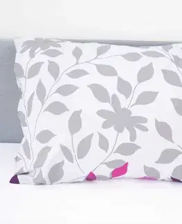 Dekoračné obliečky MKLozkoviny.sk Obliečka na vankúš 70 × 90 cm – Ivanka fialová-  -