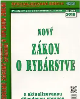 Zákony, zbierky zákonov Nový zákon o rybárstve 18/2018